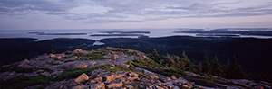 View from Acadia Mountain - Panorama