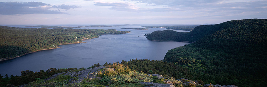 View from Acadia Mountain - Panorama