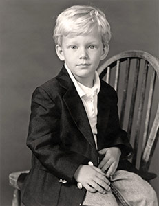 portrait of young boy